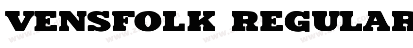 Vensfolk Regular字体转换